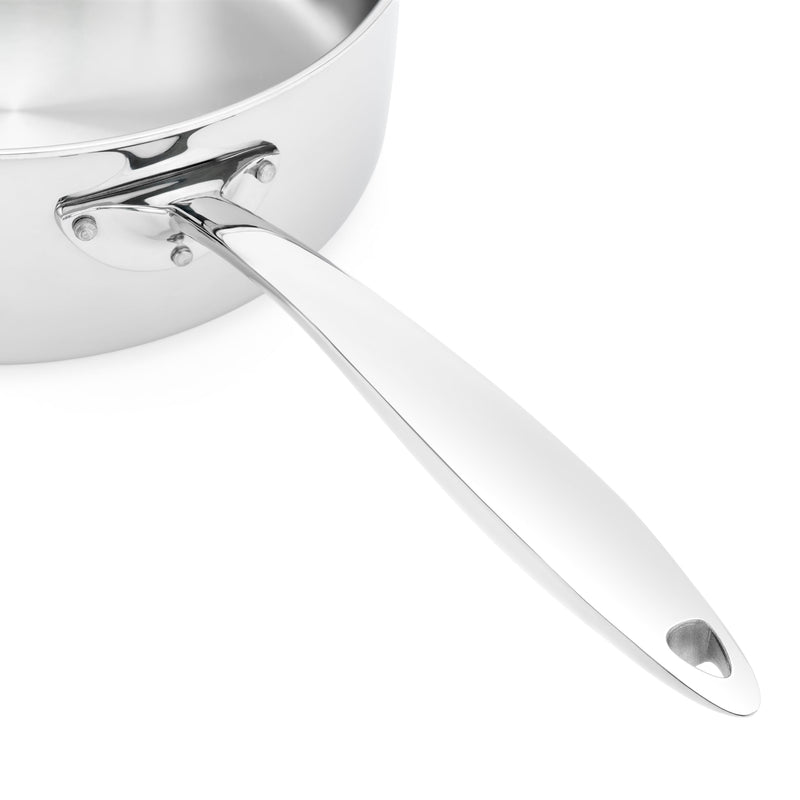 Browne - THERMALLOY Sauce Pan, Tri-Ply, 9.5"/24cm, 5qt/4.7L, SS - Limolin 