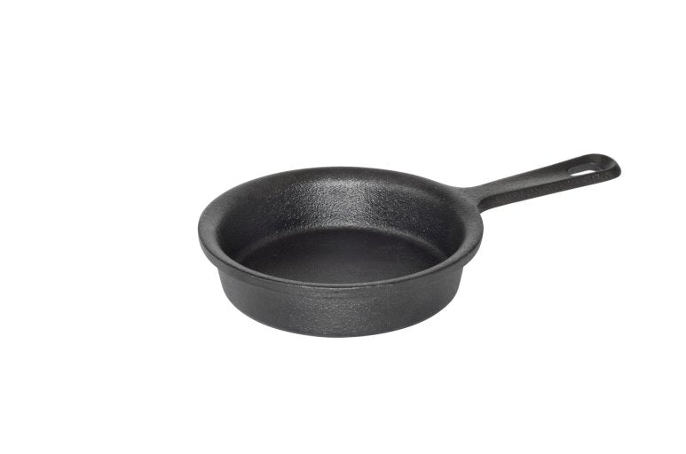 Browne - THERMALLOY Skillet, Preseasoned, Round, 0.25qt/0.24L, 4x1"/10.2x2.54cm, Cast Iron - Limolin 