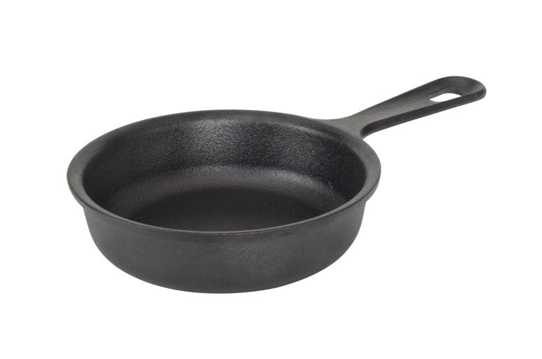 Browne - THERMALLOY Skillet, Preseasoned, Round, 0.69qt/0.65L, 6x1.6"/15.24x4.1cm, Cast Iron - Limolin 