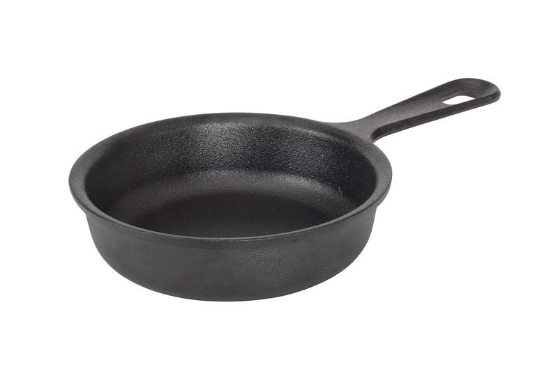 Browne - THERMALLOY Skillet, Preseasoned, Round, 0.69qt/0.65L, 6x1.6"/15.24x4.1cm, Cast Iron - Limolin 