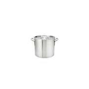 Browne - THERMALLOY Stock Pot, 12qt/11.4L, 9.8x9.3"/24.9x23.6cm, Aluminum NSF - Limolin 