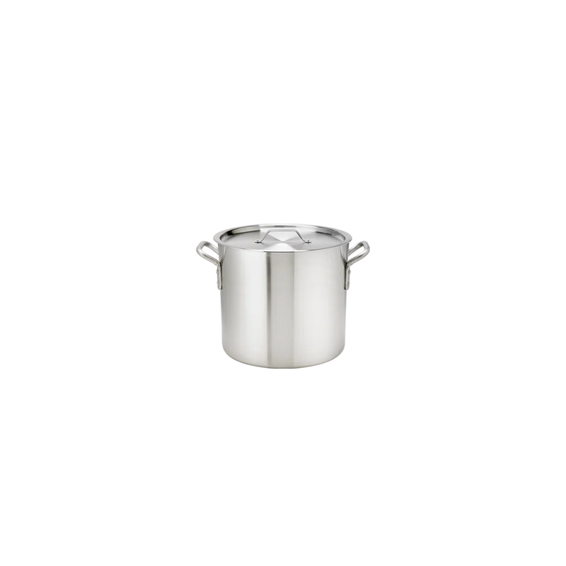 Browne - THERMALLOY Stock Pot, 12qt/11.4L, 9.8x9.3"/24.9x23.6cm, Aluminum NSF - Limolin 