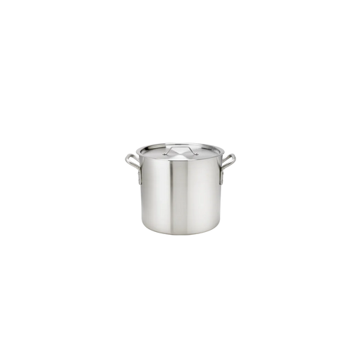 Browne - THERMALLOY Stock Pot, 12qt/11.4L, 9.8x9.3"/24.9x23.6cm, Aluminum NSF - Limolin 