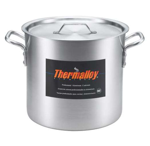 Browne - THERMALLOY Stock Pot, 16qt/15.1L, 11x9.8"/27.9x24.9cm, Aluminum NSF - Limolin 