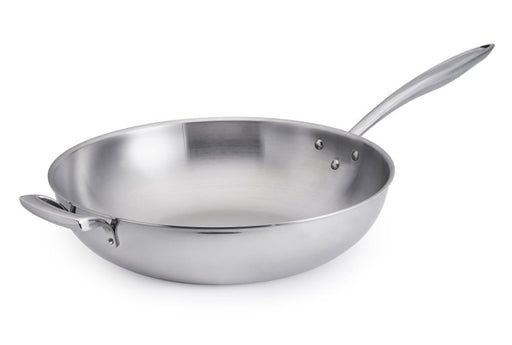 Browne - THERMALLOY Tri-ply Wok, 9qt/8.5L, 14x3.5"/35.5x9cm, SS - Limolin 