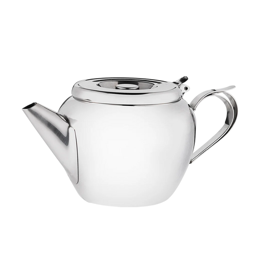 Browne - Teapot with Strainer, Stackable, 20oz/590ml, 18/8 SS - Limolin 