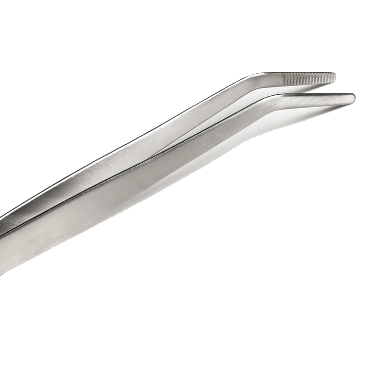 Browne - Tongs, Precision, Curved, 8"/20.3cm, SS - Limolin 