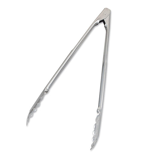 Browne - Utility Tongs, Scalloped Edges, 12"/31.0cm, SS, Mirror FInish, 1.0mm - Limolin 