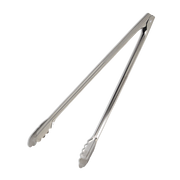 Browne - Utility Tongs, Scalloped Edges, 16"/40.6cm, SS, Mirror FInish, 1.0mm - Limolin 