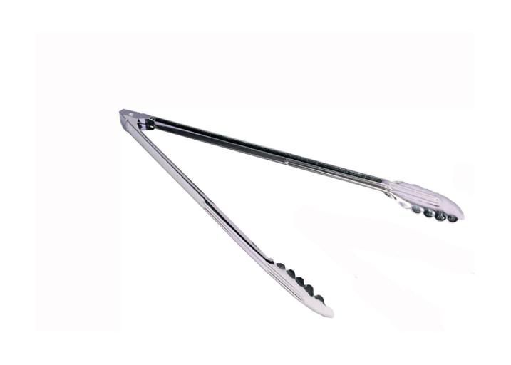 Browne - Utility Tongs, Scalloped Edges, 9.5"/24cm, SS, Mirror FInish, 1.0mm - Limolin 
