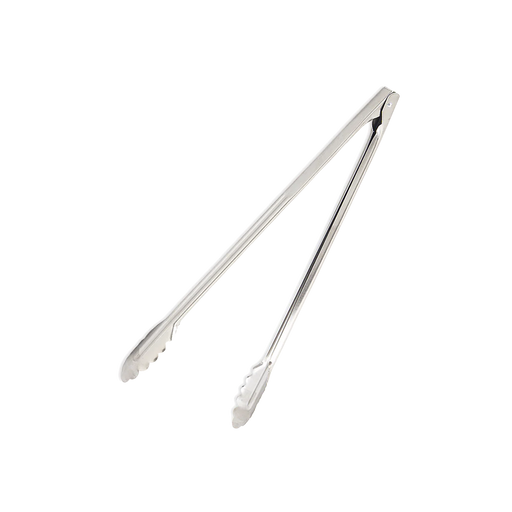 Browne - Utility Tongs, Scalloped Edges, 9.5"/24cm, SS, Satin FInish, 1.0mm - Limolin 