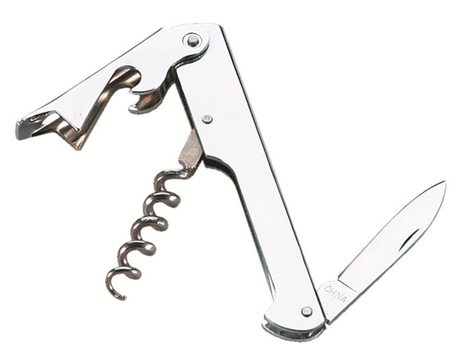 Browne - Waiter's Corkscrew, 4.5"/11.4cm, Chrome - Limolin 