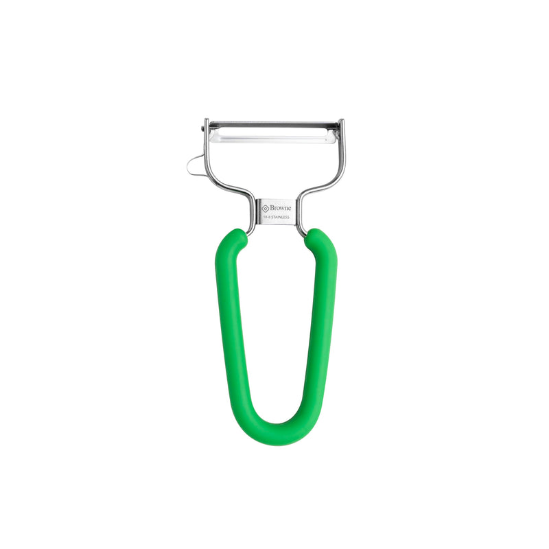 Browne - Y Peeler - Scalpel Blade, 4.8"x2.2x0.4"/12.2x5.6x1cm, Green - Limolin 