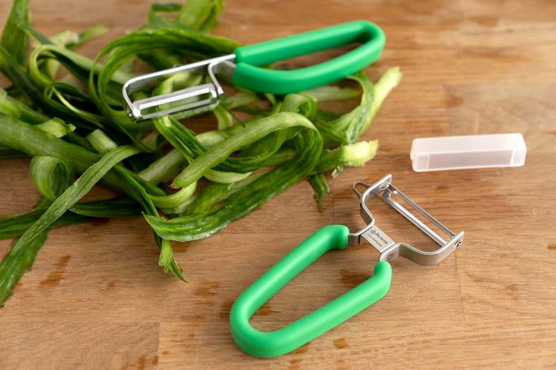 Browne - Y Peeler - Scalpel Blade, 4.8"x2.2x0.4"/12.2x5.6x1cm, Green - Limolin 