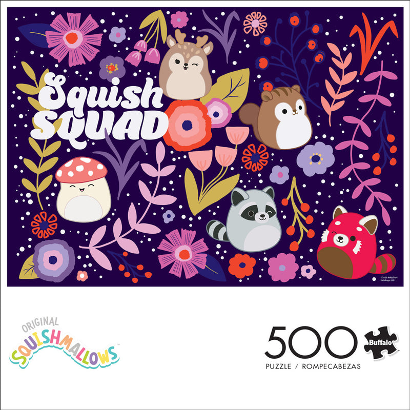 Buffalo Games - 500Pc Squishmallow: Squish Squad Solid - Limolin 