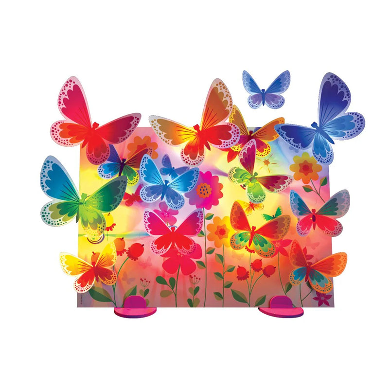 4M - GLOW 3D BUTTERFLY CANVAS