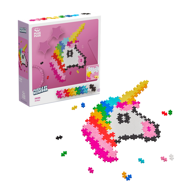 PUZZLE BY NUMBER - UNICORN - 250pcs