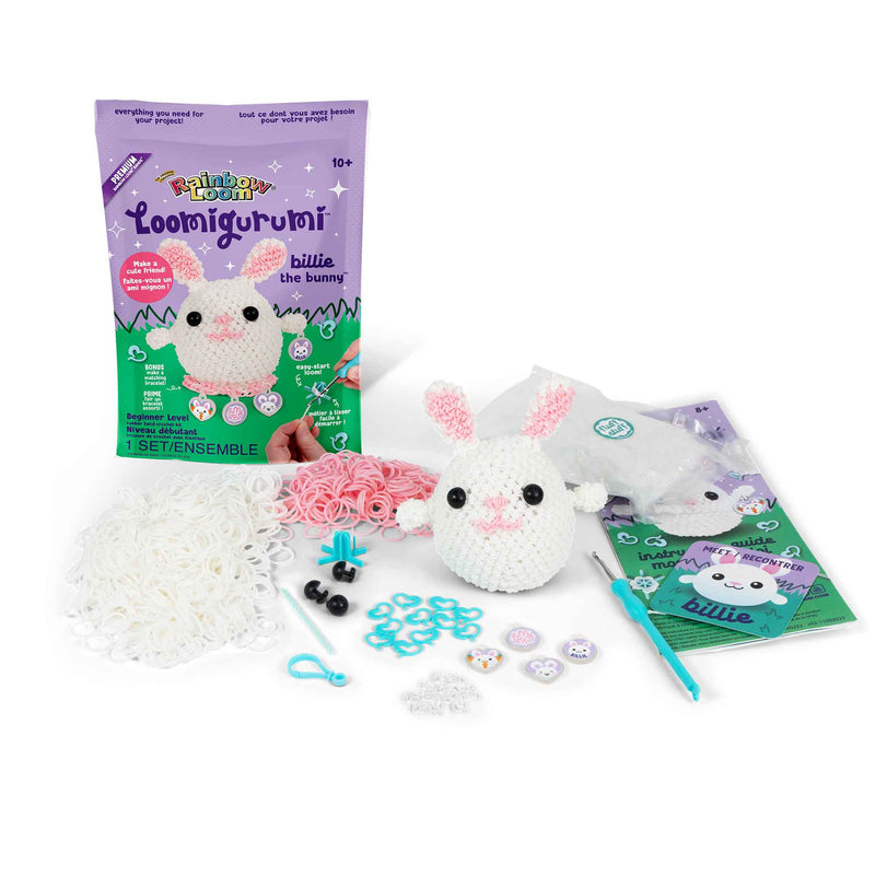 Rainbow Loom - KIT LOOMIGURUMI - LAPIN