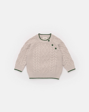 Cable Cotton Sweater - Holiday Edition