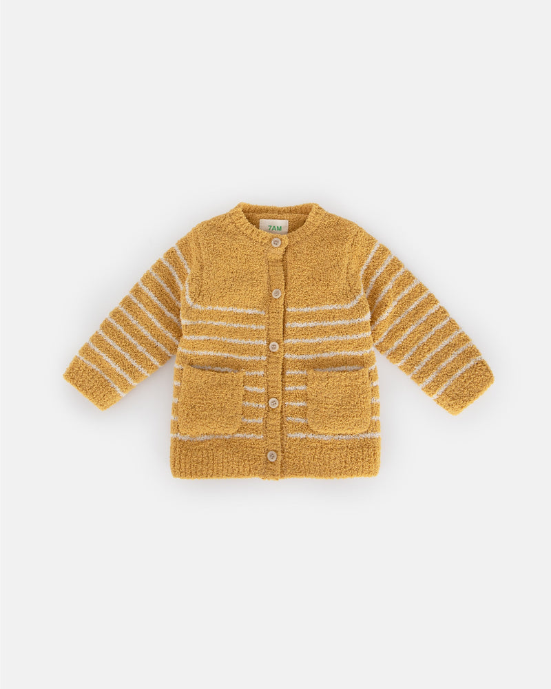 7AM - Cardigan & Camisole Set - Fuzzy