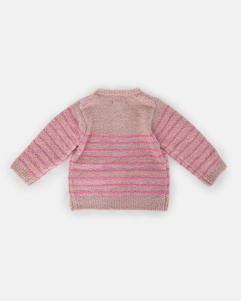 7AM - Cardigan & Camisole Set - Fuzzy