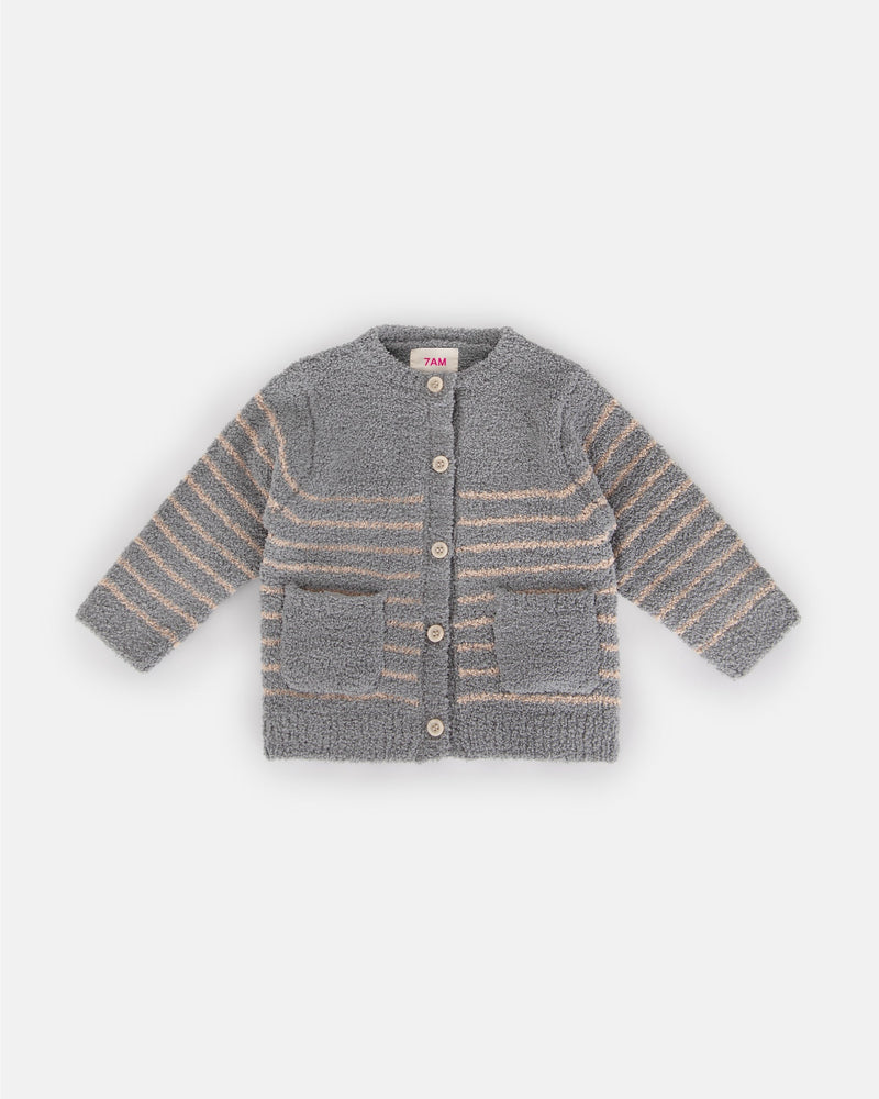 7AM - Camisole & Cardigan Set - Fuzzy