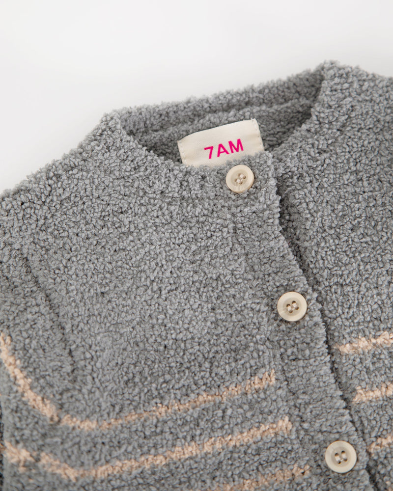 7AM - Camisole & Cardigan Set - Fuzzy