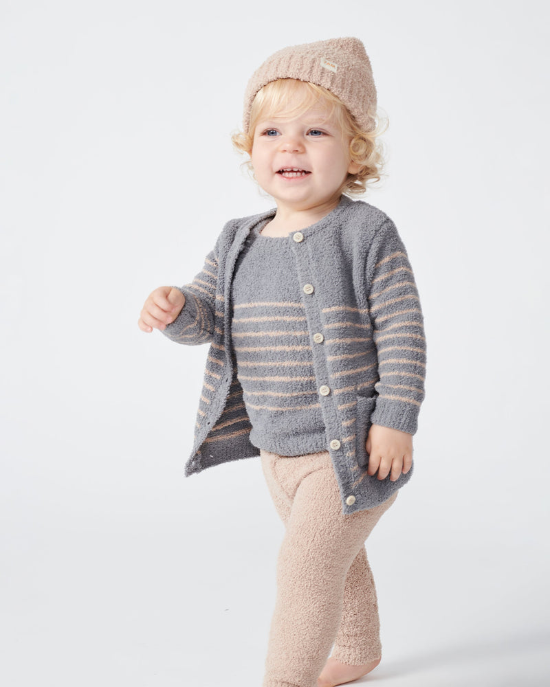 7AM - Cardigan & Camisole Set - Fuzzy