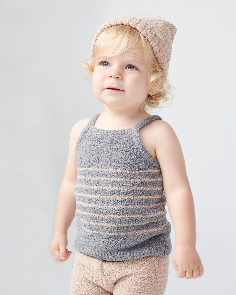 7AM - Cardigan & Camisole Set - Fuzzy