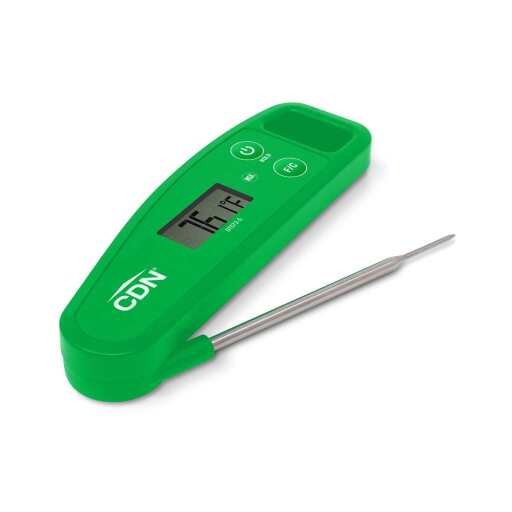 CDN - Digital Folding Thermometer (-58 to 572F/-50 to 300C), Green - Limolin 