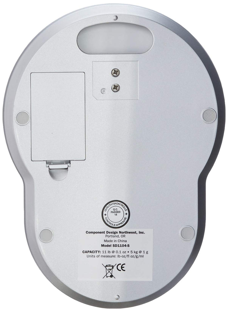 CDN - Digital Scale 5kg/11lb Silver ProAccurate - Limolin 