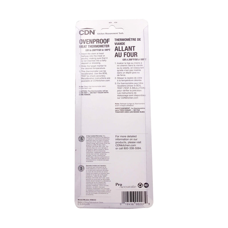 CDN - Therm Dial Cooking Meat/Poultry Ovenproof Silver - Limolin 