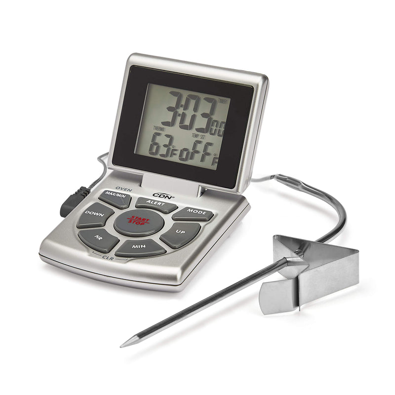 CDN - Therm/Timer & Clock Digital Probe Silver - Limolin 