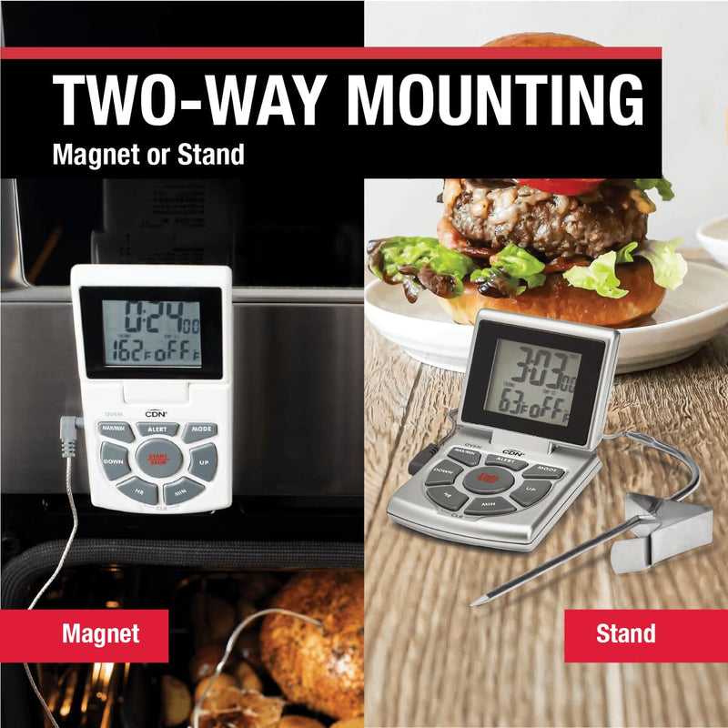 CDN - Therm/Timer & Clock Digital Probe Silver - Limolin 