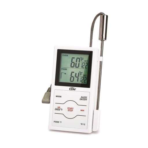 CDN - Therm/Timer Digital Dual Sensing Probe White - Limolin 