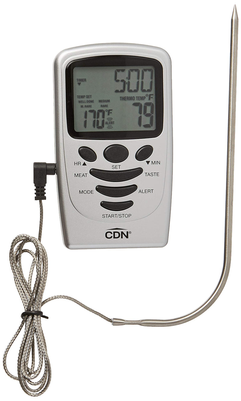 CDN - Therm/Timer Digital Programmable Probe Silver - Limolin 