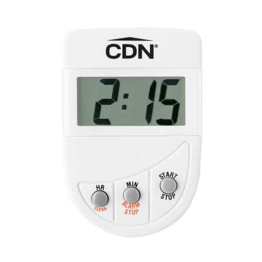 CDN - Timer Digital Loud Alarm Big Digits 20hr (hr/mn Scale) White - Limolin 