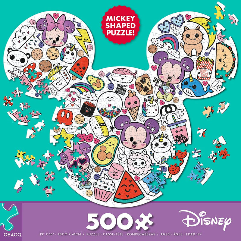 CEACO - Mickey Shapes - Disney Too Cute (500-Piece Puzzle) - Limolin 