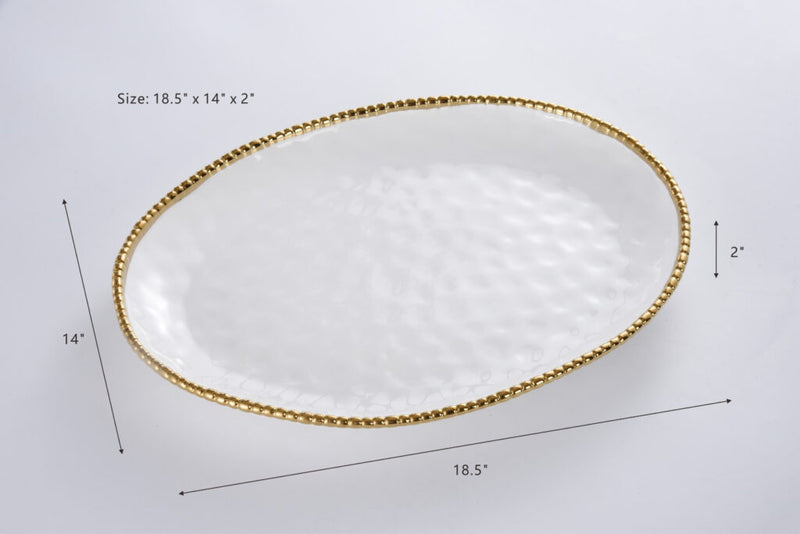 Pampa Bay - Golden Salerno XL Oval Platter - Limolin 