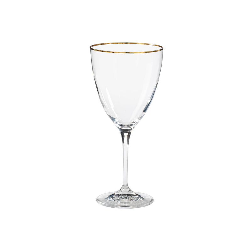 Casafina - Sens - Water Glass With Golden Rim | 14 oz. / 400 ml