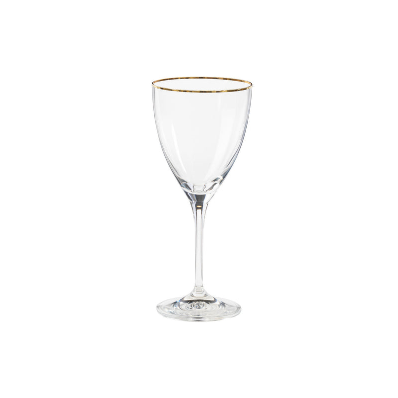 Casafina - Sens - Wine Glass With Golden Rim | 9 oz. / 250 ml