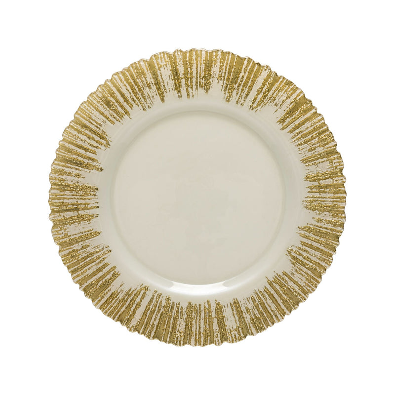 Casafina - Glass Sunburst Charger Plate Gianna by Casafina