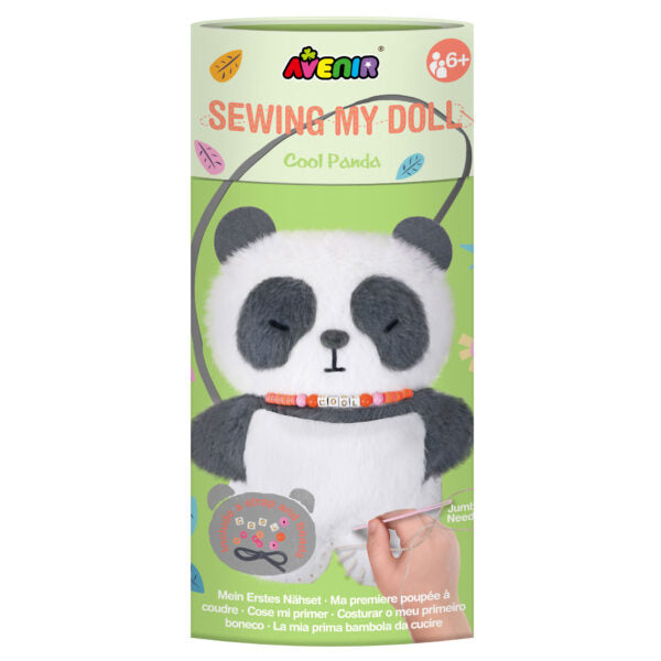 Avenir - AVENIR DIY SEWING-SEWING MY DOLL COOL PANDA