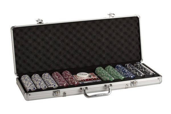 CHH Games - 500 Pc Dice Chip Aluminum Poker Set - Limolin 