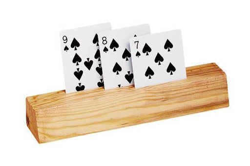 CHH Games - Card Holder - 9 Inch 3 Slot Wooden Card Holder - Limolin 