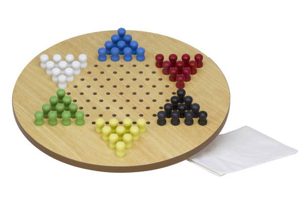 CHH Games - Checkers - 17 Inch Jumbo Chinese Checkers - Limolin 