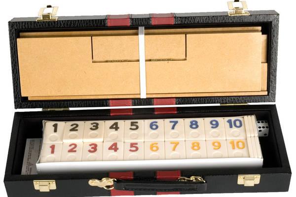 CHH Games - Rummy - Deluxe Rummy With Wooden Racks - Limolin 