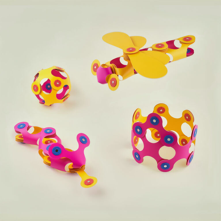 CLIXO - Itsy Pack - Pink/Yellow (18Pcs) - Limolin 