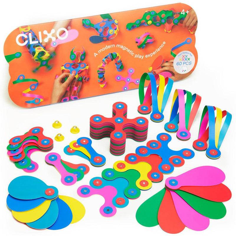 CLIXO - Super Rainbow Pack (60Pcs) - Limolin 