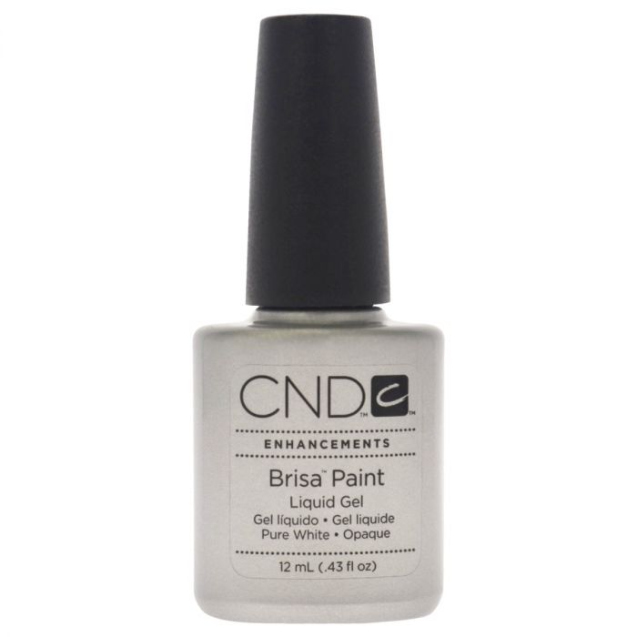 CND - Brisa Gel Paint Pure white Opaque .43 oz - Limolin 